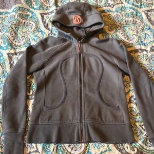 Lulu Lemon Scuba zip down hoodie
